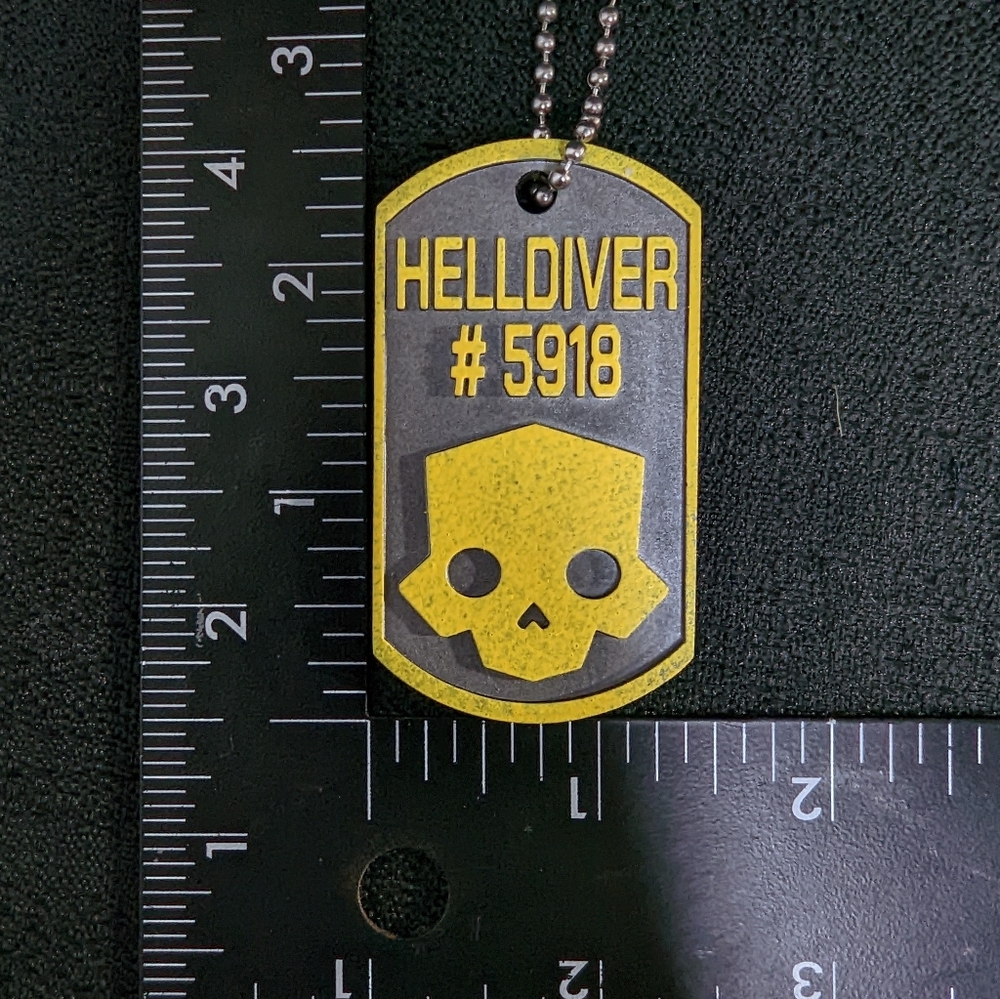 Helldivers Custom Dog Tag - Picture 6 of 9